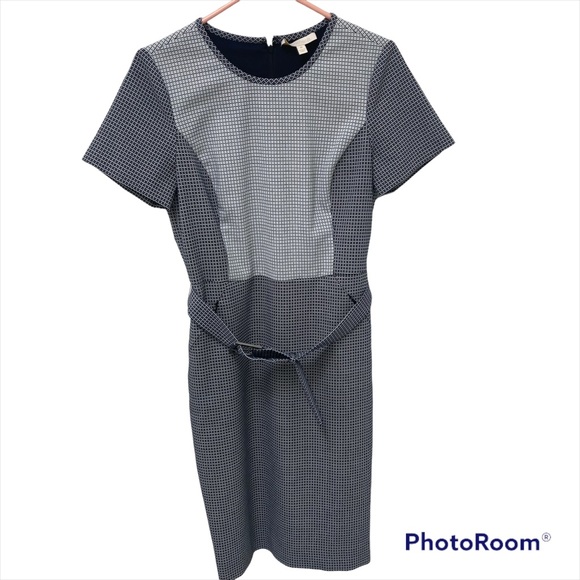 Etcetera Belted Printed Dress - Picture 1 of 6